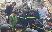 Sập giàn giáo nhà đang xây, 1 người chết, 1 người bị thương