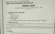 Trường nâng điểm chuẩn, thí sinh trúng tuyển thành trượt chỉ sau một đêm