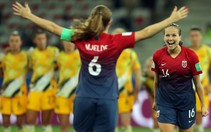 Video diễn biến chính trận nữ Na Uy thắng Úc ở World Cup nữ 2019