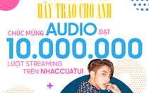 Hãy trao cho anh của Sơn Tùng M-TP lập kỷ lục 10 triệu lượt nghe trên NhacCuaTui
