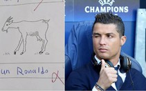 Thi rớt vì chú thích ảnh con dê là...Cristiano Ronaldo