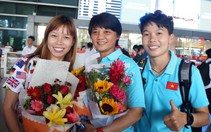 Sân bay Tân Sơn Nhất đìu hiu đón các nữ tuyển thủ tân vô địch Đông Nam Á