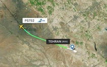 Máy bay Ukraine chở 180 người rơi sau khi cất cánh ở Iran