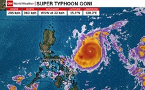 Philippines sơ tán hơn1 triệu dân tránh ‘siêu bão' mạnh nhất thế giới Goni