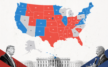 LIVE: Cạnh tranh sát nút: Trump 213 phiếu đại cử tri, Biden 227