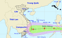 Áp thấp nhiệt đới hướng vào Biển Đông, có thể thành bão mạnh cấp 8 vào ngày 9-11