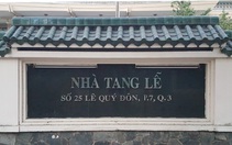 Nhà tang lễ thành phố 25 Lê Quý Đôn sẽ dừng hoạt động từ 29-12-2020