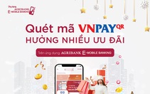 Quét VNPay QR nhận "mưa" ưu đãi cùng Agribank e-Mobile Banking