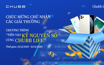 Kết quả quay số trúng thưởng chương trình 'Tiến vào Kỷ nguyên số cùng Chubb Life'