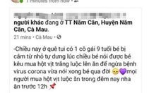 Bị phạt vì chia sẻ thông tin 'mua hột vịt trắng luộc ăn ngừa virus corona'