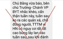 Xuất hiện tin giả về khuyến cáo dịch của chánh văn phòng Bộ Y tế