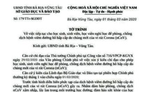 Lại xuất hiện tờ trình giả cho học sinh 'tiếp tục nghỉ học'