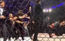 Trọng tài ăn đòn nhừ tử trên sàn đấu MMA vì...'thiên vị'