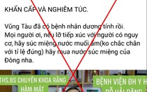 Vũng Tàu chưa ai nhiễm COVID-19 nhưng hàng chục chủ Facebook tung tin giả