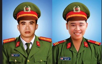 Thăng cấp bậc hàm hai cán bộ, chiến sĩ công an ở Đà Nẵng hi sinh