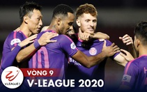 Kết quả, bảng xếp hạng, bàn thắng vòng 9 V-League: Nam định thoát đáy bảng