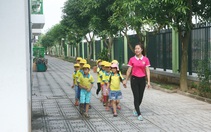 Trẻ mầm non cũng... 'chạy sô'