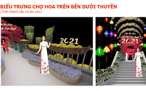 TP.HCM: Rực rỡ Chợ hoa xuân 'Trên bến dưới thuyền'
