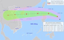 Bão số 7 suy yếu, đi vào đất liền Hải Phòng - Thanh Hóa , bão Kompasu di chuyển rất nhanh