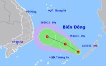 Thêm vùng áp thấp trên Biển Đông khả năng thành áp thấp nhiệt đới, hướng vào Nam Trung Bộ