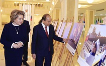 Chủ tịch nước Nguyễn Xuân Phúc hội kiến Chủ tịch Hội đồng Liên bang Valentina Matvienko