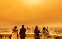 Cát bụi Sahara 'nhuộm cam' nhiều nơi của châu Âu