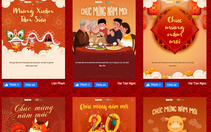 Cùng gửi gắm mong ước năm mới qua cánh thiệp xuân của Tuổi Trẻ Online