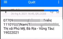 Quét mã QR trên căn cước công dân gắn chip sẽ thấy thông tin cá nhân nào?