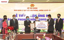 Honda Việt Nam ủng hộ 12 tỉ đồng vào 'Quỹ vắc xin phòng COVID-19'