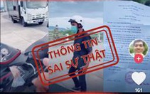 Xử phạt thanh niên chia sẻ thông tin sai sự thật trên TikTok để câu khách