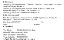'Siêu doanh nghiệp' 500.000 tỉ đồng giải thể vì cổ đông không góp đủ vốn
