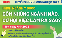 Trực tiếp: Tư vấn nhóm ngành y dược gồm những ngành nào, cơ hội việc làm ra sao?