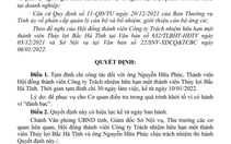Giám đốc công ty thủy lợi đánh bạc bị cách hết chức vụ trong Đảng