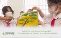Cuộc thi ‘Lan tỏa năng lượng tích cực 2022’: Dùng tranh mùn cưa để gửi thông điệp bảo vệ môi trường