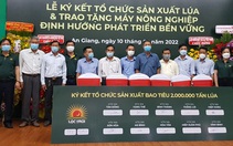 Lộc Trời tổ chức liên kết bao tiêu 2 triệu tấn lúa