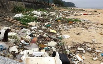 Rác bủa vây bãi biển ở các khu du lịch Hà Tĩnh