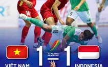 Futsal Việt Nam hòa Indonesia ở trận ra quân tại SEA Games 31