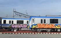 Đã khôi phục 2 toa tàu bị vẽ bậy của tuyến metro số 1 TP.HCM