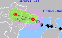 Bão số 2 suy yếu thành áp thấp nhiệt đới, đi vào đất liền Quảng Ninh - Hải Phòng