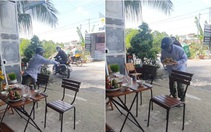 'Cô hồn văn minh' giật gà cúng còn rắc giùm gạo muối, cúi đầu chúc gia chủ