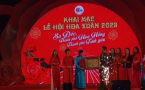 Khai mạc Tuần lễ du lịch thành phố Sa Đéc rực rỡ ngàn hoa