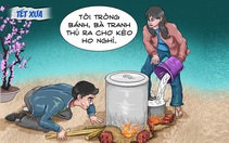 Tết xưa vất vả mà vui