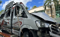 Xe 16 chỗ bị xe Thành Bưởi tông: Biển số Bình Thuận nhưng tỉnh khác cấp phù hiệu