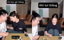 Anh chồng khóc thét khi chơi cờ vây với vợ