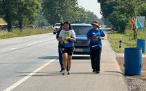 Chạy bộ 20km sau khi 'được' ly hôn chồng
