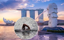 Người đàn ông bơi từ Malaysia sang Singapore bằng túi rác