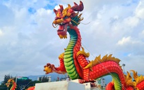 Linh vật rồng chính chưa xuất hiện, cặp rồng phụ ở Bình Định đã nhận 'mưa' lời khen
