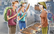 Khách Tây bất ngờ với ngày vía Thần Tài