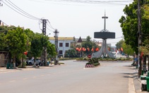 Quang cảnh đường phố Đông Hà trong nắng nóng kỷ lục 44 độ C