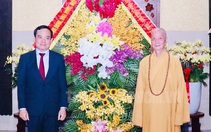 Phó thủ tướng Trần Lưu Quang thăm, chúc mừng Đại lễ Phật đản tại TP.HCM